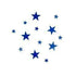 AussieSuperStore Art & Craft Essentials Stars Royal Blue Glitter Shapes Stars Royal Blue Glitter Shapes | Craft Glitter Shape 9331468001928 VCSQ9